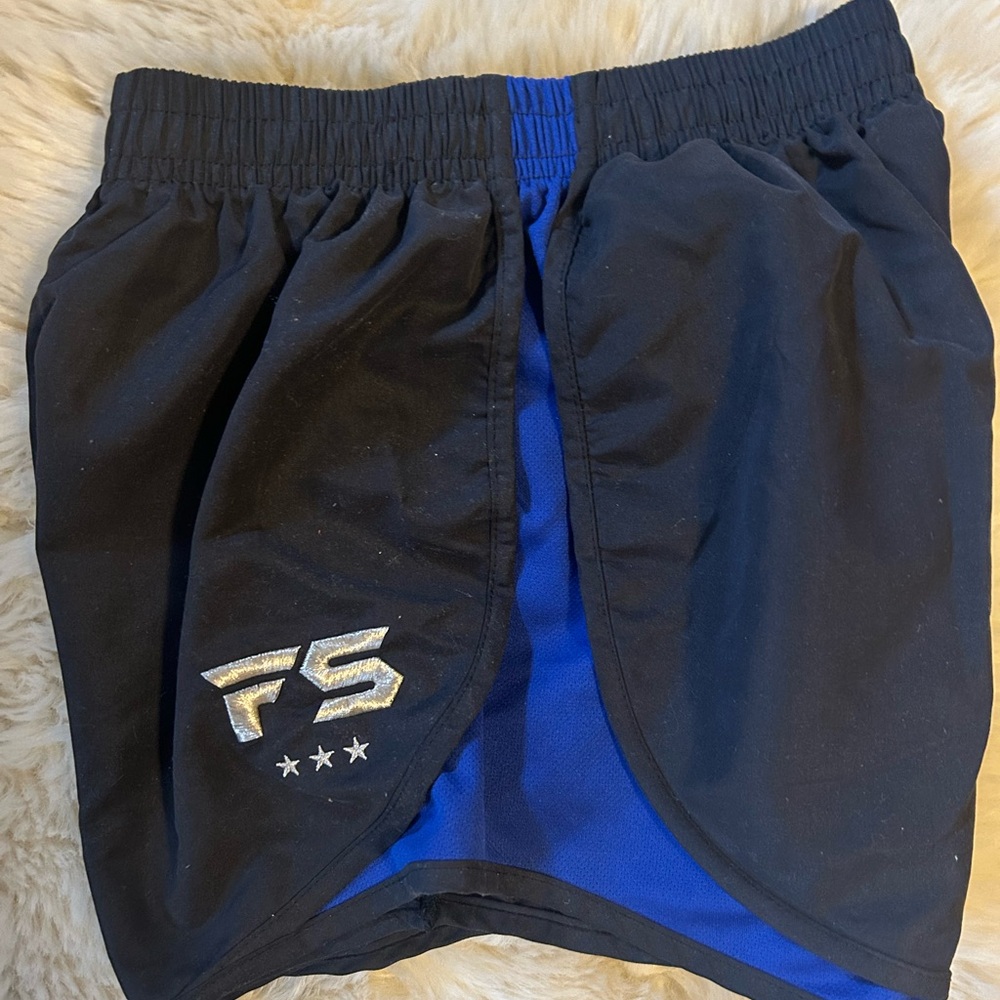 InFightStyle Black and Blue Muay Thai Shorts